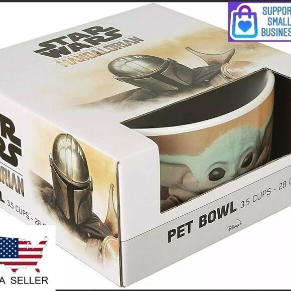 Other - New Star Wars The Mandalorian Ceramic Pet Bowl Dog